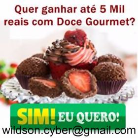 Curso Doce Gourmet, Trabalhar e Lucrar com Chocolate Gourmet