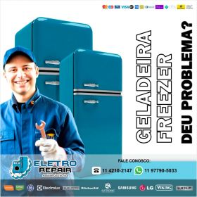 Reparos para refrigeradores Electrolux