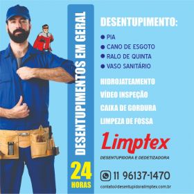 Serviços de Limpa Fossa e Desentupidora Limptex em São Paulo